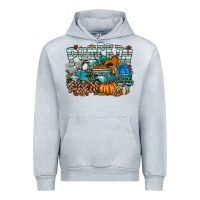Heather Grey pumpkin farm Urban Hoodie - SublimationCraftShop