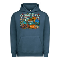 Pigment Midnight Navy pumpkin farm Urban Hoodie - SublimationCraftShop