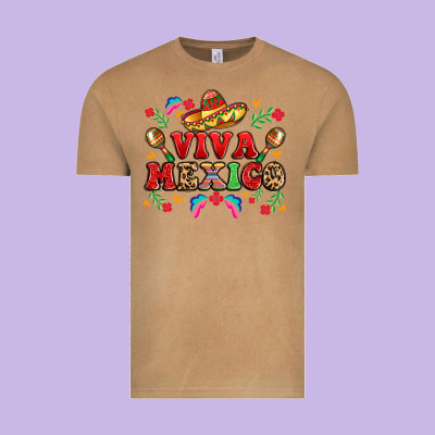 Viva Mexico Vintage Tee Designed By Lillyallendesigns