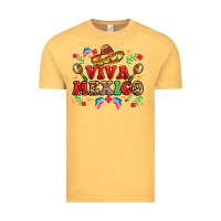 Vintage Mustard viva mexico Vintage Tee - LillyAllenDesigns