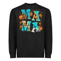 Black Fall Mama Heavyweight Sweatshirt - texasbilliewilder