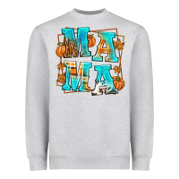 Heather Grey Fall Mama Heavyweight Sweatshirt - texasbilliewilder