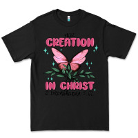 Black new creation in christ 2 corinthians5.17 Premium Tee - MaliasSmallBusiness