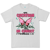 Dove Grey new creation in christ 2 corinthians5.17 Premium Tee - MaliasSmallBusiness