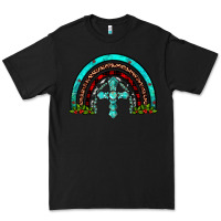 Black cross christmas rainbow Premium Tee - JahusDesignShop