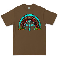 Cacao cross christmas rainbow Premium Tee - JahusDesignShop