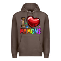 Coffee i love my moms Premium Hoodie - OliviaCreatesArt
