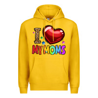 Lemon i love my moms Premium Hoodie - OliviaCreatesArt