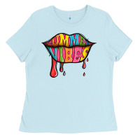 Summer Vibes Lips Ladies Tee | Teevron