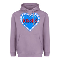 Lavender valentine's day hearts Heavyweight Hoodie - FaDigitalArtStudio