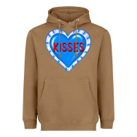 Toasted Coconut valentine's day hearts Heavyweight Hoodie - FaDigitalArtStudio