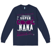 Navy Crazy Sisters Make The Best Aunts Long Sleeve Tee - Bettercallsaul