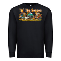 Black thanksgiving tis' the season with trucks bbs Premium Sweatshirt - BundleAndBundleShop