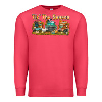 Cardinal thanksgiving tis' the season with trucks bbs Premium Sweatshirt - BundleAndBundleShop