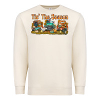 Sandshell thanksgiving tis' the season with trucks bbs Premium Sweatshirt - BundleAndBundleShop