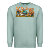 Seafoam thanksgiving tis' the season with trucks bbs Premium Sweatshirt - BundleAndBundleShop