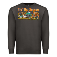 Smoke thanksgiving tis' the season with trucks bbs Premium Sweatshirt - BundleAndBundleShop