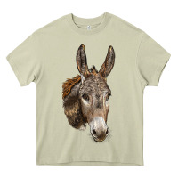 Andalusian Donkey Face Heavy Core Tee | Teevron