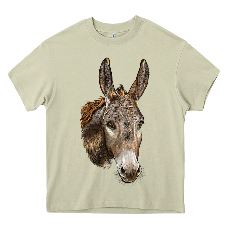Andalusian Donkey Face Heavy Core Tee by LillyAllenDesigns | Teevron