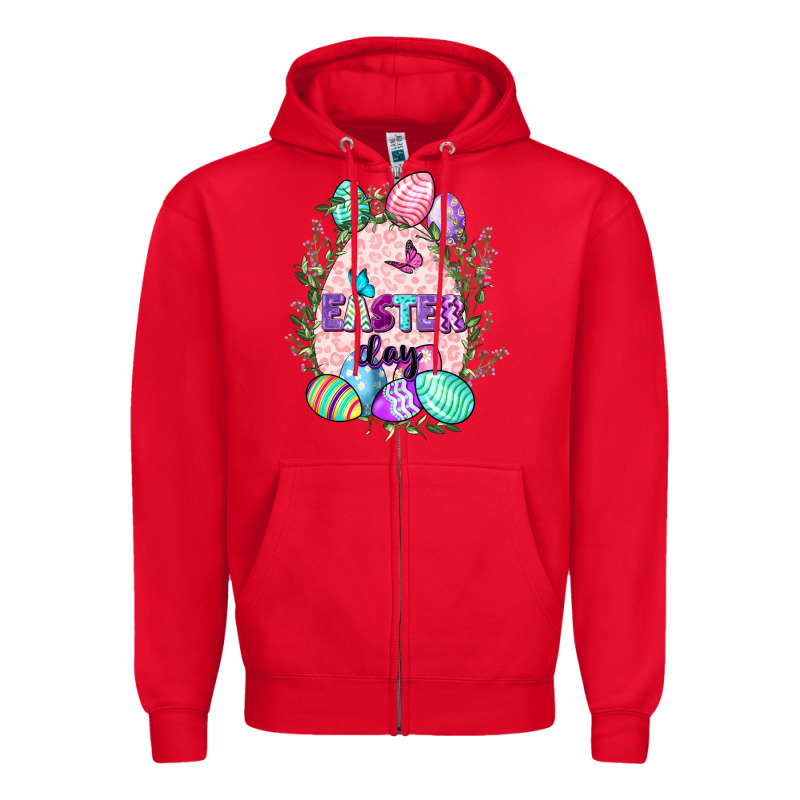 Easter Day Zipper Hoodie by CowGirlArtShop | Teevron
