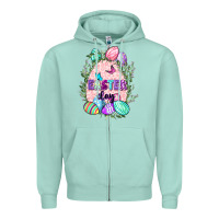 Seafoam Easter Day Zipper Hoodie - CowGirlArtShop