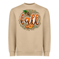 Mushroom Fall with Background Heavyweight Sweatshirt - texasbilliewilder