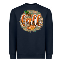 Navy Fall with Background Heavyweight Sweatshirt - texasbilliewilder