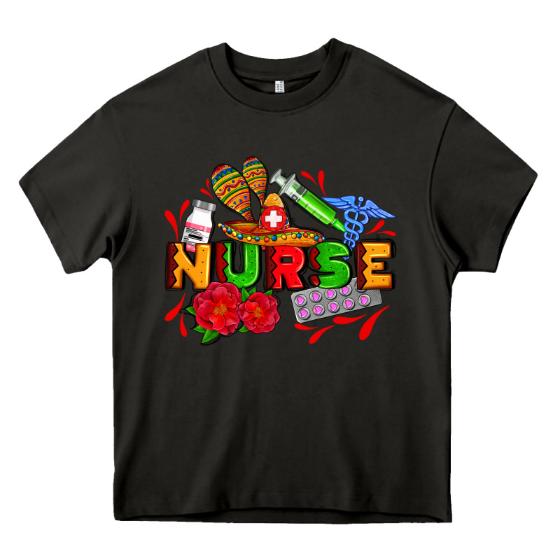 Mexican Nurse Heavy Core Tee by AdoDesignShop | Teevron