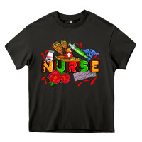 Asphalt mexican nurse Heavy Core Tee - AdoDesignShop