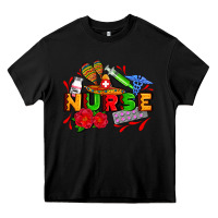 Black mexican nurse Heavy Core Tee - AdoDesignShop
