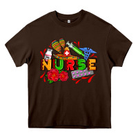 Chocolate Brown mexican nurse Heavy Core Tee - AdoDesignShop