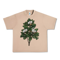 Burro Magnolia Flower Illustrations Urban Heavy Tee - LillyAllenDesigns