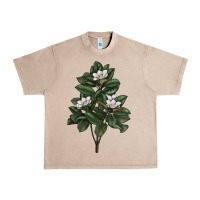 French Oak Magnolia Flower Illustrations Urban Heavy Tee - LillyAllenDesigns