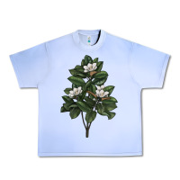 Grape Ice Magnolia Flower Illustrations Urban Heavy Tee - LillyAllenDesigns