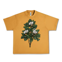 Peanut Butter Magnolia Flower Illustrations Urban Heavy Tee - LillyAllenDesigns