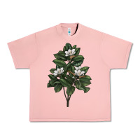 Salmon Magnolia Flower Illustrations Urban Heavy Tee - LillyAllenDesigns