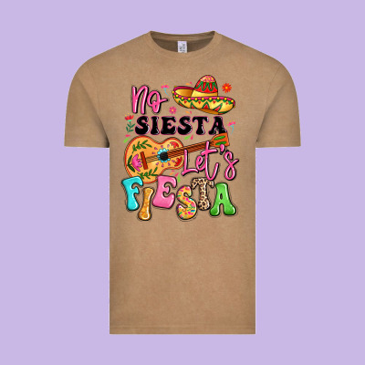 No Siesta Let's Fiesta Vintage Tee Designed By Lillyallendesigns