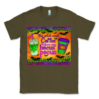 Army Green this witch needs coffee before any hocus pocus tumbler Classic Tee - BundleAndBundleShop