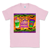 Bubblegum Pink this witch needs coffee before any hocus pocus tumbler Classic Tee - BundleAndBundleShop