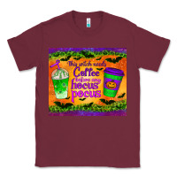 Burgundy this witch needs coffee before any hocus pocus tumbler Classic Tee - BundleAndBundleShop