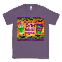 Lavender this witch needs coffee before any hocus pocus tumbler Classic Tee - BundleAndBundleShop