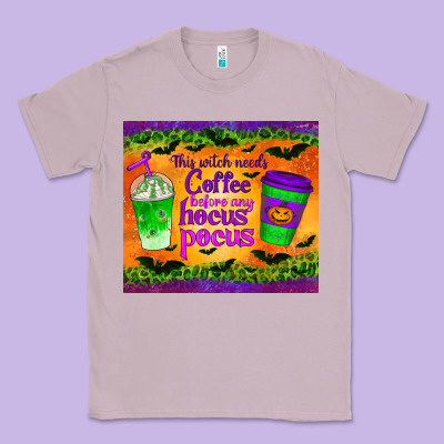 This Witch Needs Coffee Before Any Hocus Pocus Tumbler Classic Tee Designed By Bundleandbundleshop