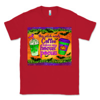 Red this witch needs coffee before any hocus pocus tumbler Classic Tee - BundleAndBundleShop