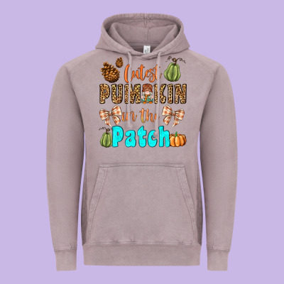 Cutest Pumpkin In The Patch Vintage Hoodie Designed By Bundleandbundleshop