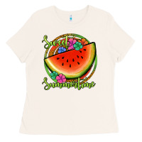 Bone sweet summertime watermelon Ladies Tee - Jasminsmagicworld