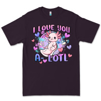 Plum love you a lotl Premium Tee - MaliasSmallBusiness
