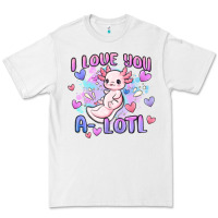 White love you a lotl Premium Tee - MaliasSmallBusiness