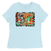 Baby Blue western back to school 5th grade 2 Ladies Tee - Jasminsmagicworld