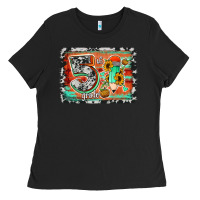 Black western back to school 5th grade 2 Ladies Tee - Jasminsmagicworld
