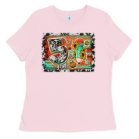Bubblegum Pink western back to school 5th grade 2 Ladies Tee - Jasminsmagicworld